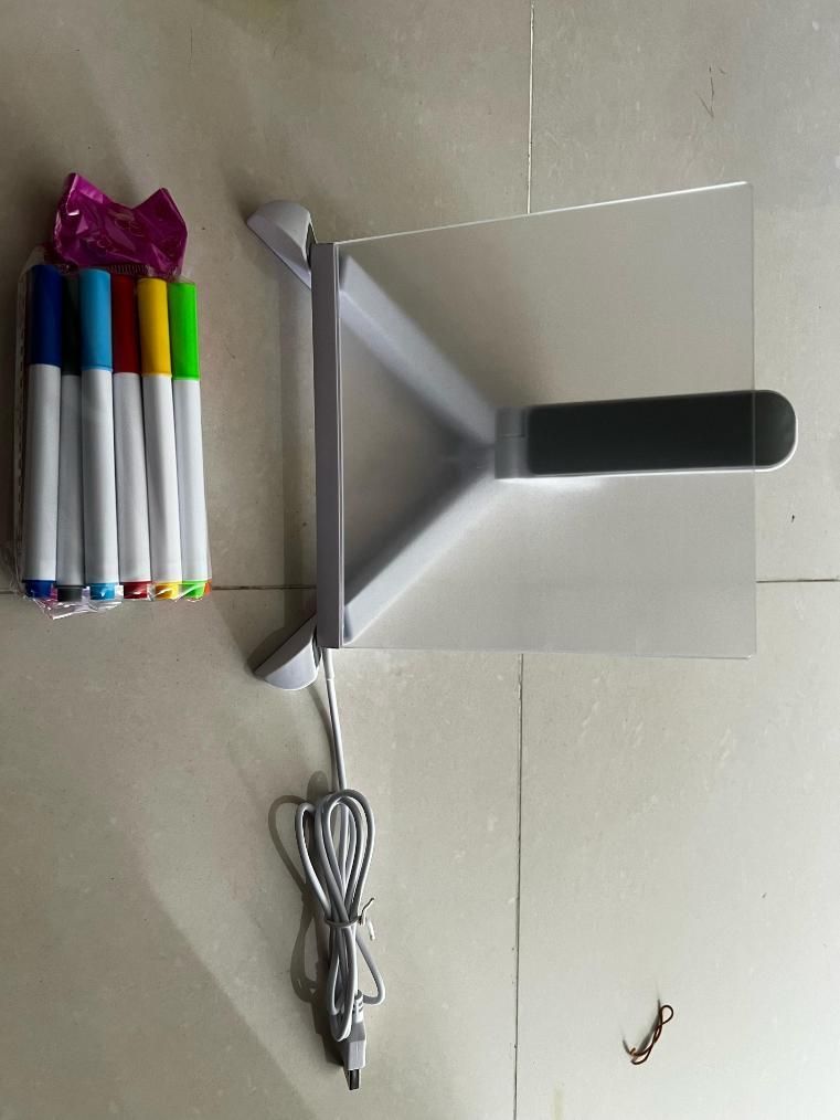 ✨ GlowWrite™ 3D LED Acrylic Message Board with 12 Pens ✨